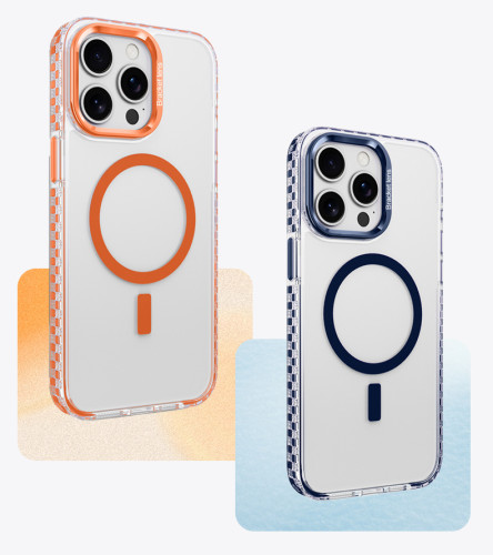 For iPhone 17 Air 17 16 Pro Max 15 14 13 12 11 Phone Cover Transparent Magnetic