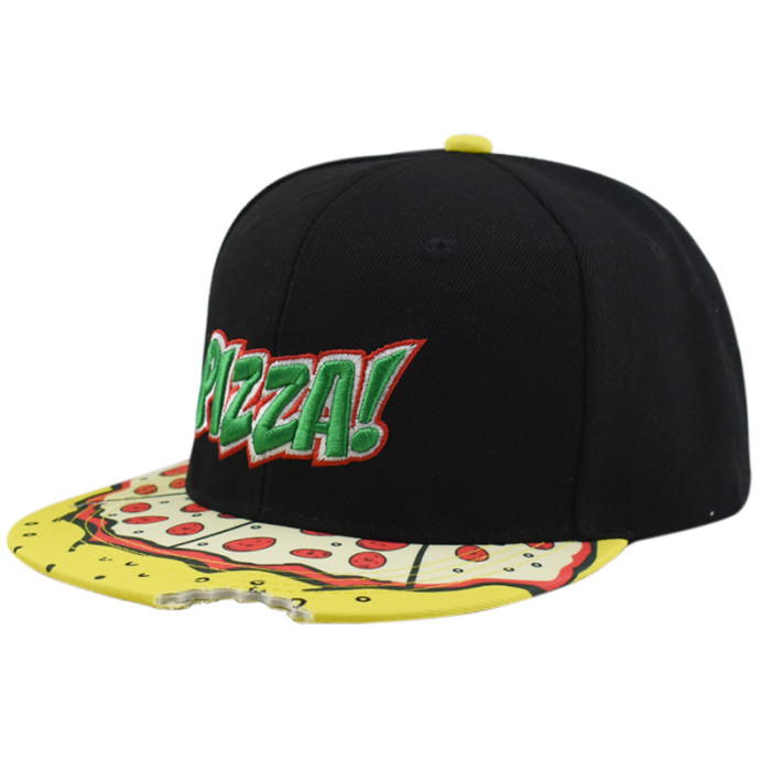 Adjustable Notched Donut Flat Baseball Cap Hip Hop Hat Outdoor Travel Personality Hat