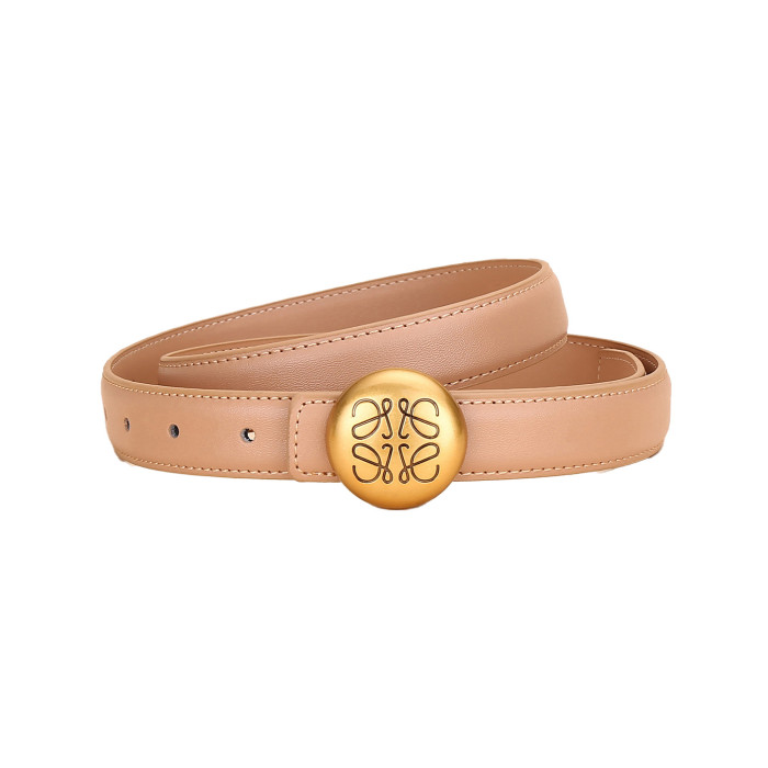 Genuine Leather Belts Black Taupe Khaki Brown Red Business Casual Elegant Versatile Trendy