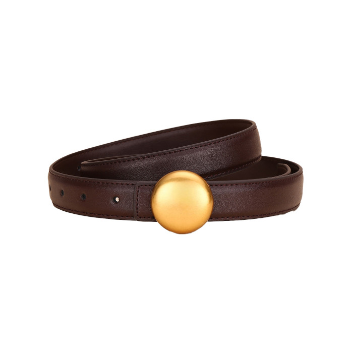 Genuine Leather Belts Black Taupe Khaki Brown Red Business Casual Elegant Versatile Trendy