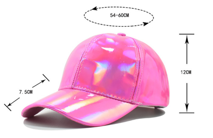 Adjustable Colorful Baseball Cap Trendy Peaked Cap Fashion Outdoor Casual SunHat Hip Hop Hat