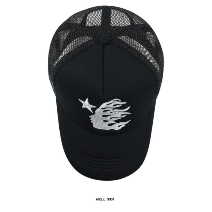Adjustable Star Baseball Cap Fashion Hip Hop Baseball Cap Outdoor Peaked Cap Hat Sports Sun-Proof Hat 