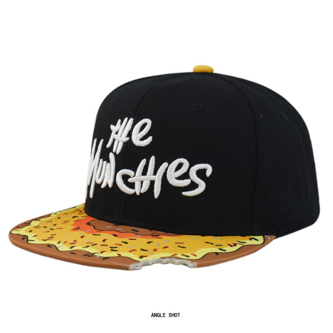 Adjustable Notched Donut Flat Baseball Cap Hip Hop Hat Outdoor Travel Personality Hat