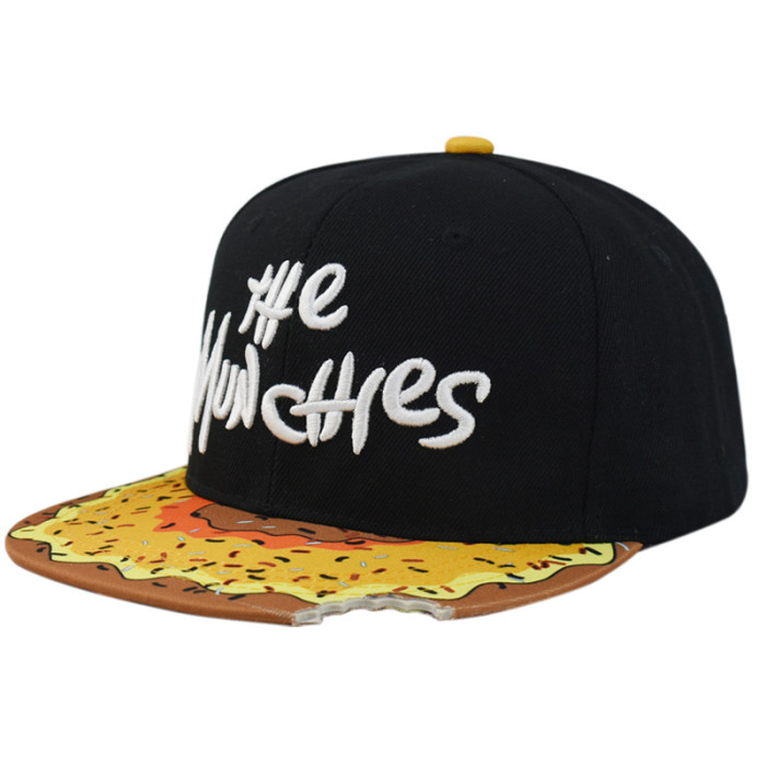Adjustable Notched Donut Flat Baseball Cap Hip Hop Hat Outdoor Travel Personality Hat