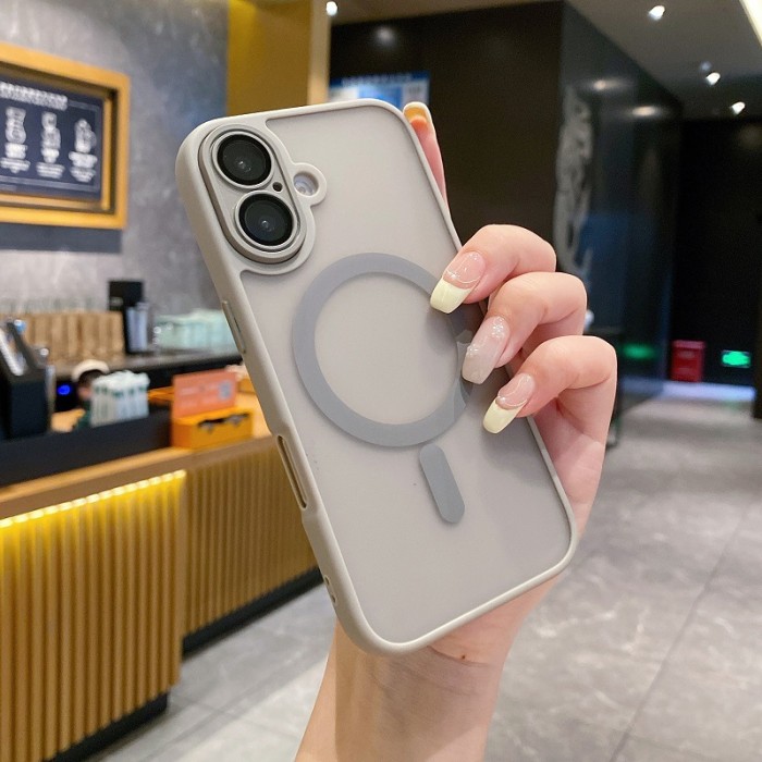 For iPhone 17 Air 16 Pro Max 15 14 13 12 11 Phone Cover Magnetic Lens Protector Shockproof Cover