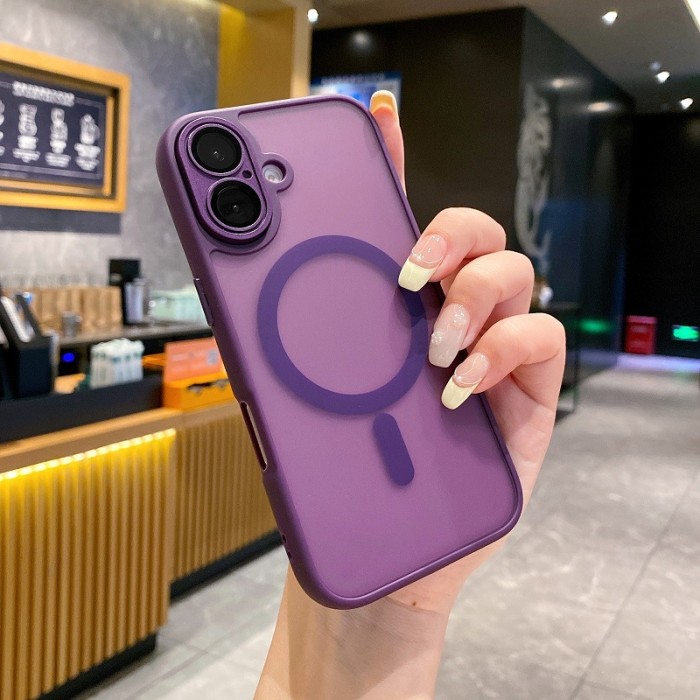 For iPhone 17 Air 16 Pro Max 15 14 13 12 11 Phone Cover Magnetic Lens Protector Shockproof Cover