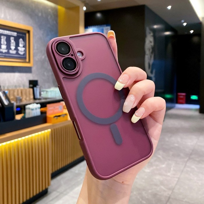 For iPhone 17 Air 16 Pro Max 15 14 13 12 11 Phone Cover Magnetic Lens Protector Shockproof Cover
