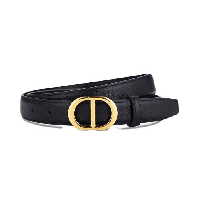 Genuine Leather Belts Jeans Suits Dresses Business Casual Versatile Trendy Black Khaki Caramel