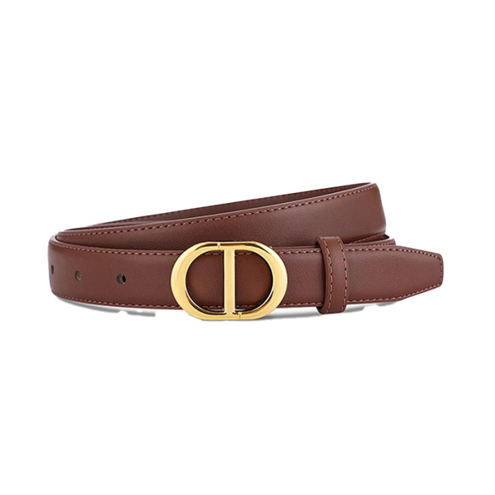 Genuine Leather Belts Jeans Suits Dresses Business Casual Versatile Trendy Black Khaki Caramel