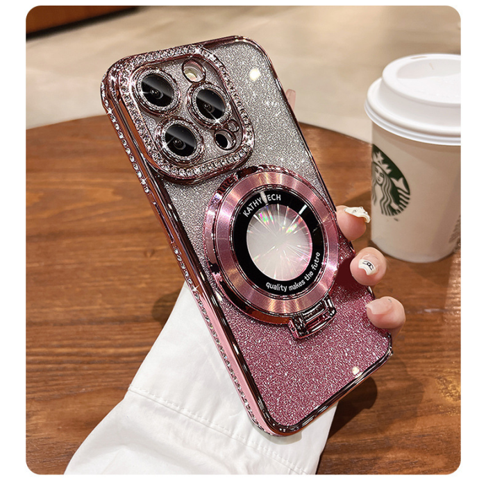 For iPhone 17 Air 17 16 Pro Max 15 14 13 12 11 Phone Cover Magnetic Bracket New