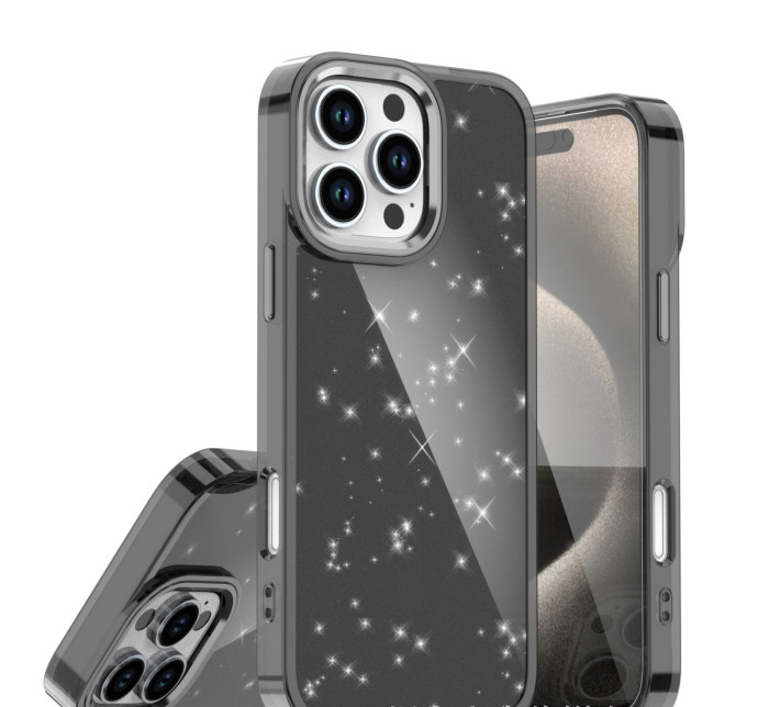 For Apple iPhone 17/Samsung/Huawei/OPPO/Redmi - Shimmer Glitter Magnetic Phone Cases pink green black