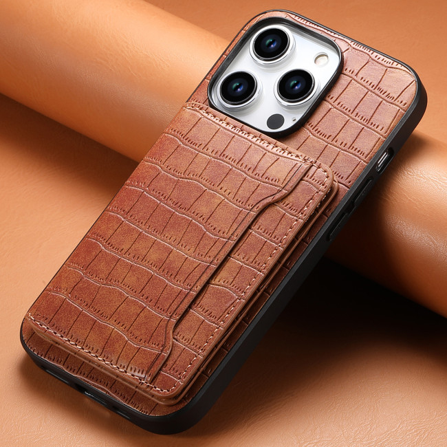 Card Holder Leather Wallet Case For iPhone 16 15 Pro Max14 13 12 11 8 X/Xr/Xsamx