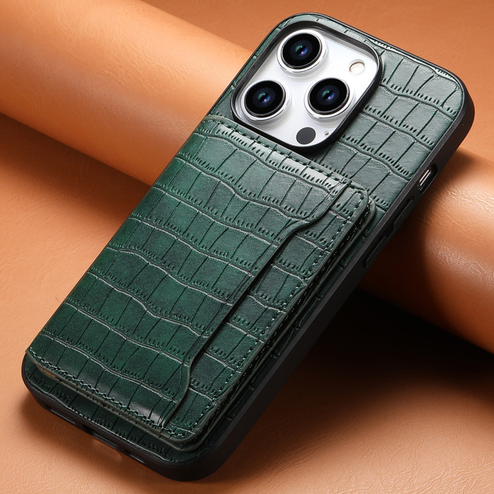 Card Holder Leather Wallet Case For iPhone 16 15 Pro Max14 13 12 11 8 X/Xr/Xsamx