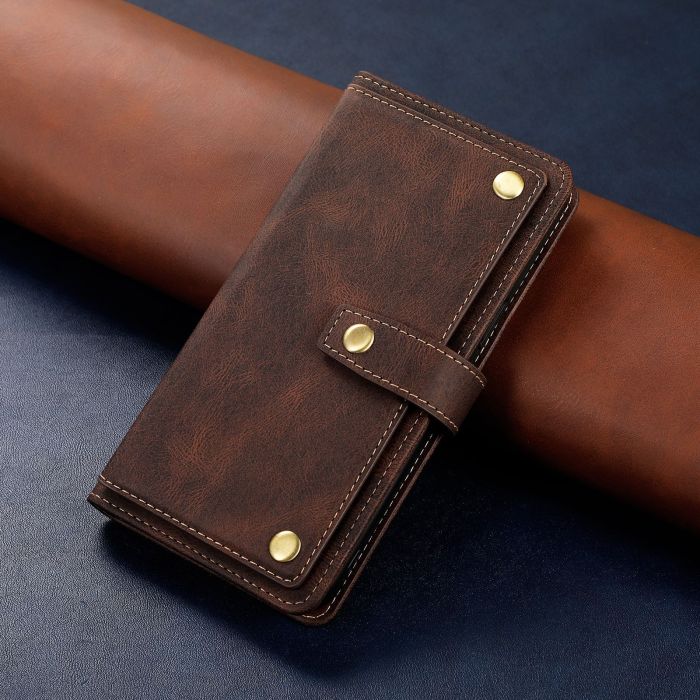 Leather Wallet Phone Case for Apple iPhone 16 15 14 13 12 11 7 8 12/13 MINI XR XS