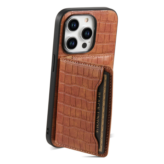 Card Holder Leather Wallet Case For iPhone 16 15 Pro Max14 13 12 11 8 X/Xr/Xsamx