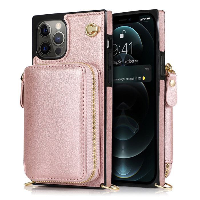 For iPhone 16 15 14 Pro Max Plus 13 12 11 8 Shockproof case Leather Wallet Phone Case