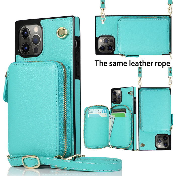 For iPhone 16 15 14 Pro Max Plus 13 12 11 8 Shockproof case Leather Wallet Phone Case