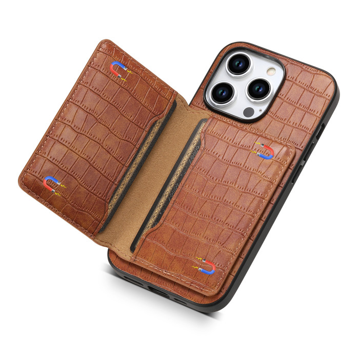 Card Holder Leather Wallet Case For iPhone 16 15 Pro Max14 13 12 11 8 X/Xr/Xsamx