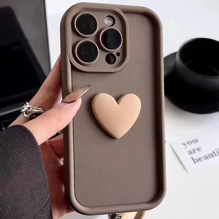 Lovely Case w/Lanyard For iPhone 16/15/14/13 12 8 7 Pro/Plus/Max Phone Cover New
