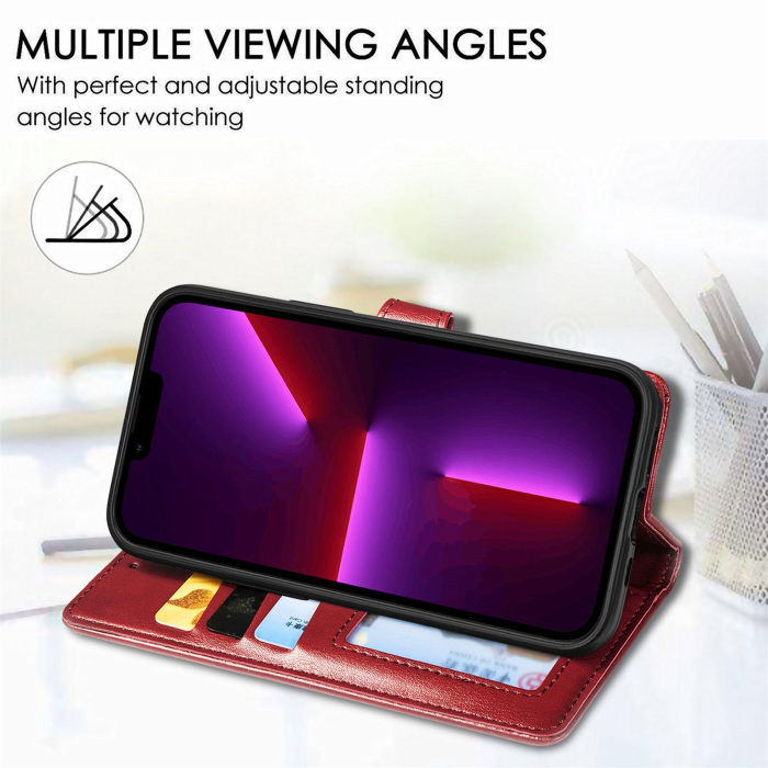 For iPhone 17 AIR 1716 15 14 Pro Max 13 11 12 XR Fashion Case Flip Leather Wallet Case