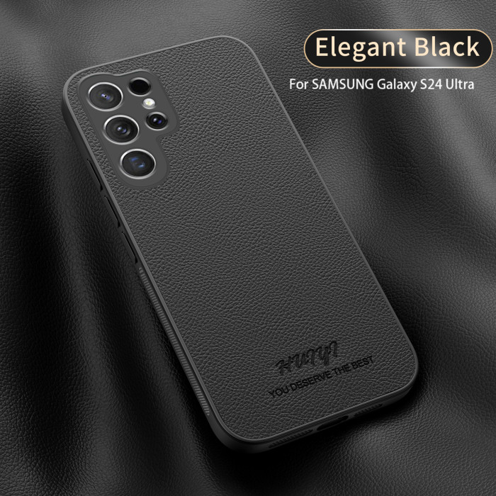 For Samsung S25 Ultra Leather Case S23 FE Magnetic Case S23/S24/S22/S21 FE Phone Cases Shockproof Protective Cases