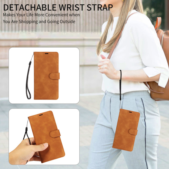 Leather Case For iPhone 16 15 14 13 12 Pro Wallet Phone Cover Card Holder