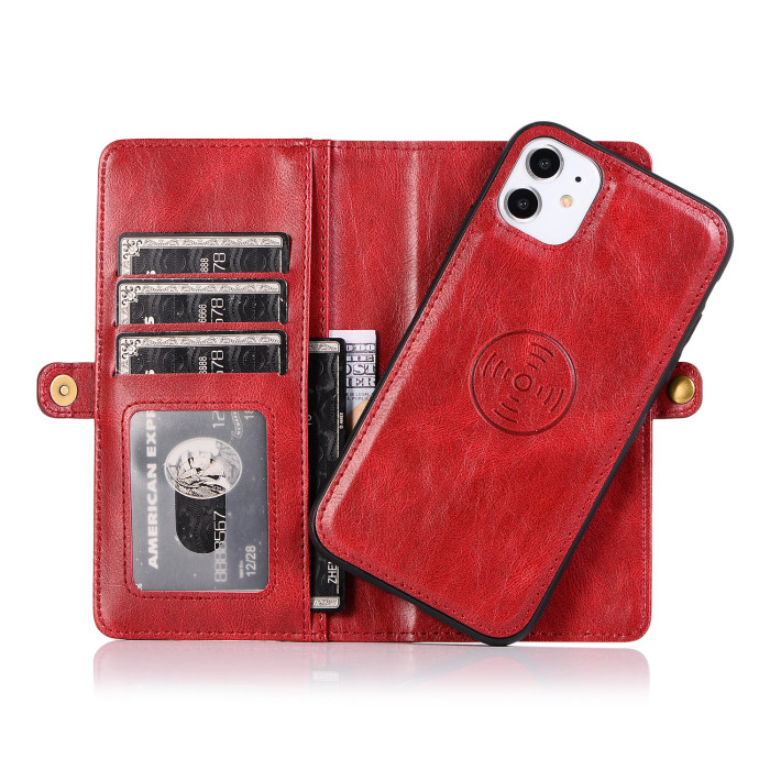 2-in-1 Multi-Functional Leather Protective Case For iPhone 16/XR/13 Pro/13 Pro Max Samsung S21 S22 S24 NOTE8 9 10