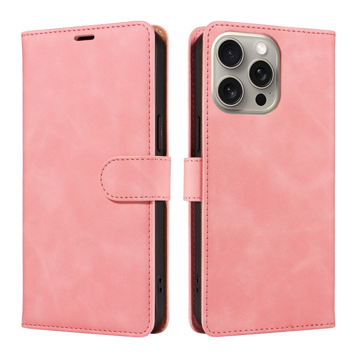 Leather Case For iPhone 16 15 14 13 12 Pro Wallet Phone Cover Card Holder
