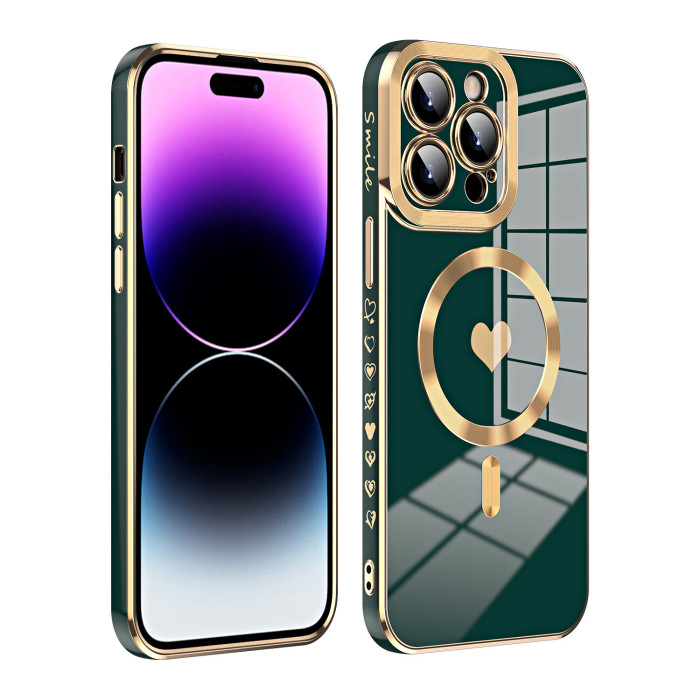 For iPhone 16 Pro Max 15 14 13 12 11 Magnetic Cell Phone Case Shockproof Cover