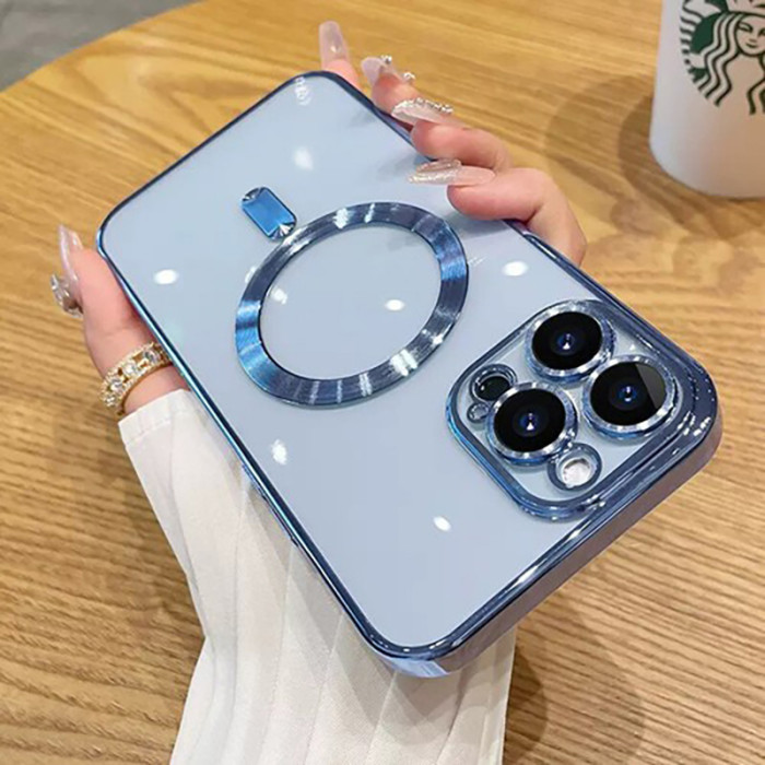 Phone Case for iPhone 16 15 Pro Max 14 13 Shockproof Magnetic Shockproof Cover