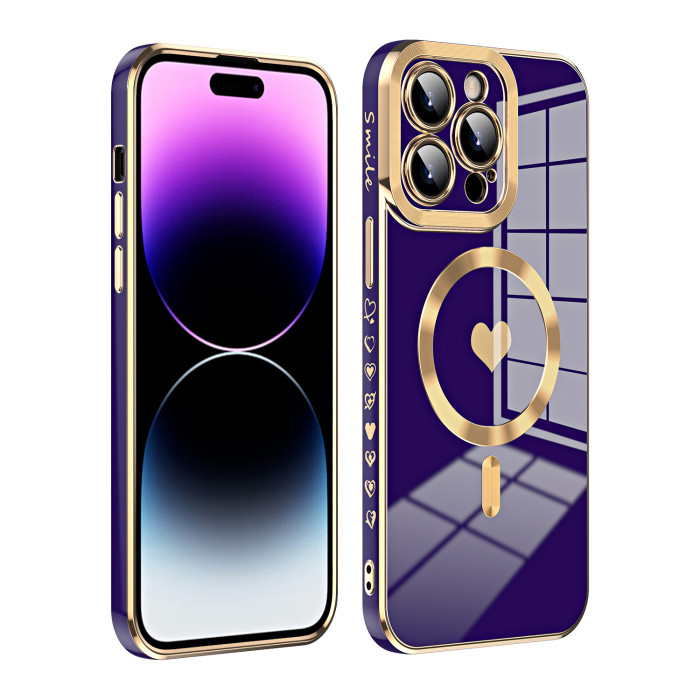 For iPhone 16 Pro Max 15 14 13 12 11 Magnetic Cell Phone Case Shockproof Cover