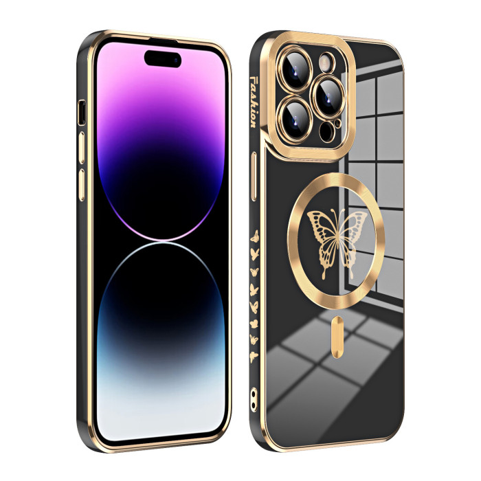 For iPhone 16 Pro Max 15 14 13 12 11 Magnetic Cell Phone Case Shockproof Cover