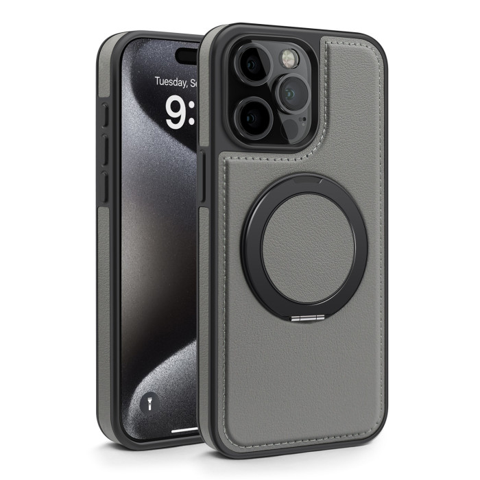 For iPhone 16 15 Pro Max 14 13 12 11 Leather Mag Safe Magnetic Fashion Case