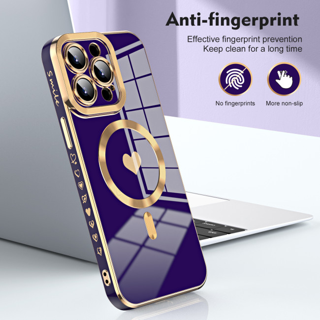 For iPhone 16 Pro Max 15 14 13 12 11 Magnetic Cell Phone Case Shockproof Cover