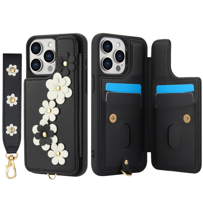 For iPhone 17 Air 17 16 Pro Max 15 14 13 12 XR XS Shockproof Leather Wallet Phone Case