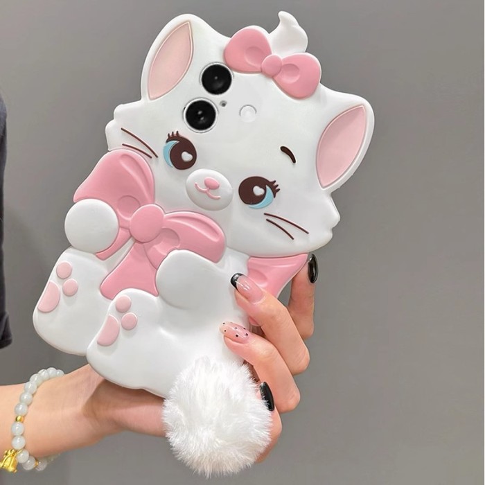 For iPhone 16 15 14 13 12 11 Pro Max 8 7 XR XS Shockproof Cover Cat Protective Phone Case