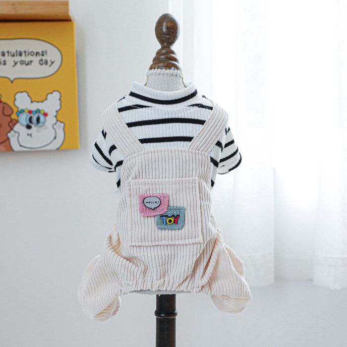 Pet Clothes Dog Cat Clothing Suspender Pants Costume Jumpsuit Puppy Apparel New Fashion