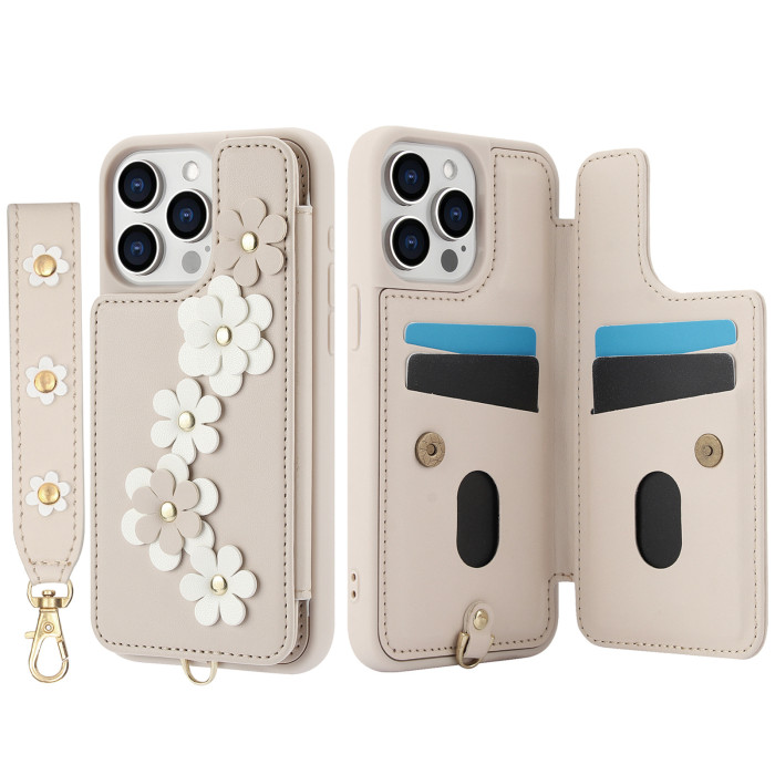 For iPhone 17 Air 17 16 Pro Max 15 14 13 12 XR XS Shockproof Leather Wallet Phone Case