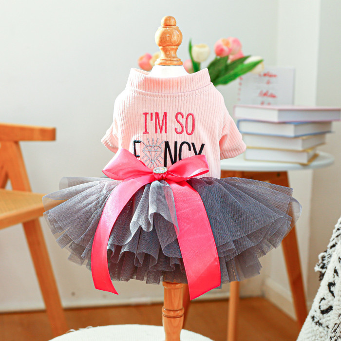 Pet Clothes Dog Cat Clothing Shirt  Costume Jumpsuit Puppy Apparel skirt 