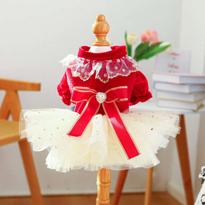 Pet Clothes Dog Cat Clothing Shirt  Costume Jumpsuit Puppy Apparel skirt 