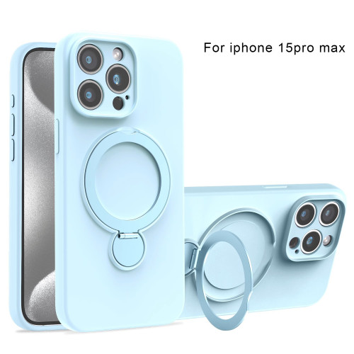 For iPhone 16 15 14 Plus 13 Pro Max Stand Hard Ring Back Cover Magnetic Case