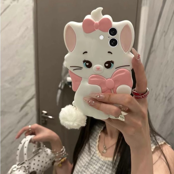 For iPhone 16 15 14 13 12 11 Pro Max 8 7 XR XS Shockproof Cover Cat Protective Phone Case