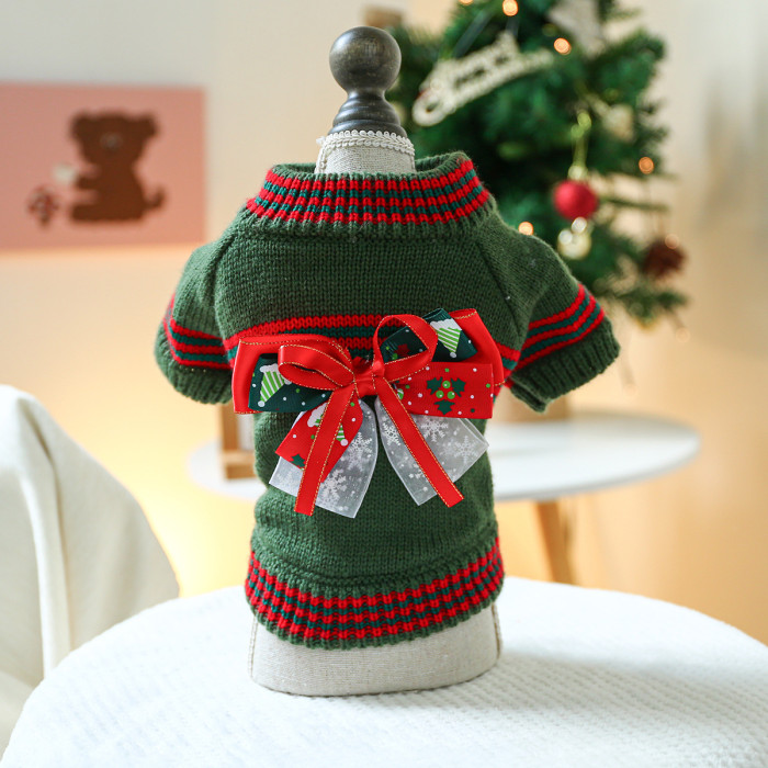 Halloween Warm Pet Clothes Dog Cat Sweater Costume Jumpsuit Puppy Apparel  Autumn Winter