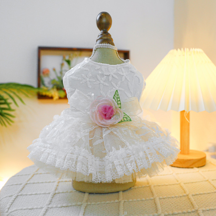 Pet Clothes Dog Cat Clothing Shirt  Costume Jumpsuit Puppy Apparel skirt 