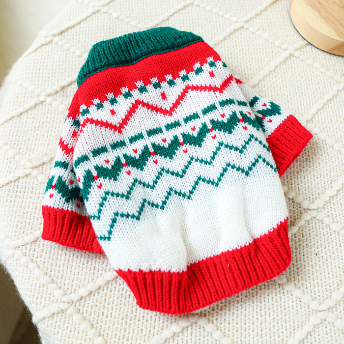 Halloween Warm Pet Clothes Dog Cat Sweater Costume Jumpsuit Puppy Apparel  Autumn Winter