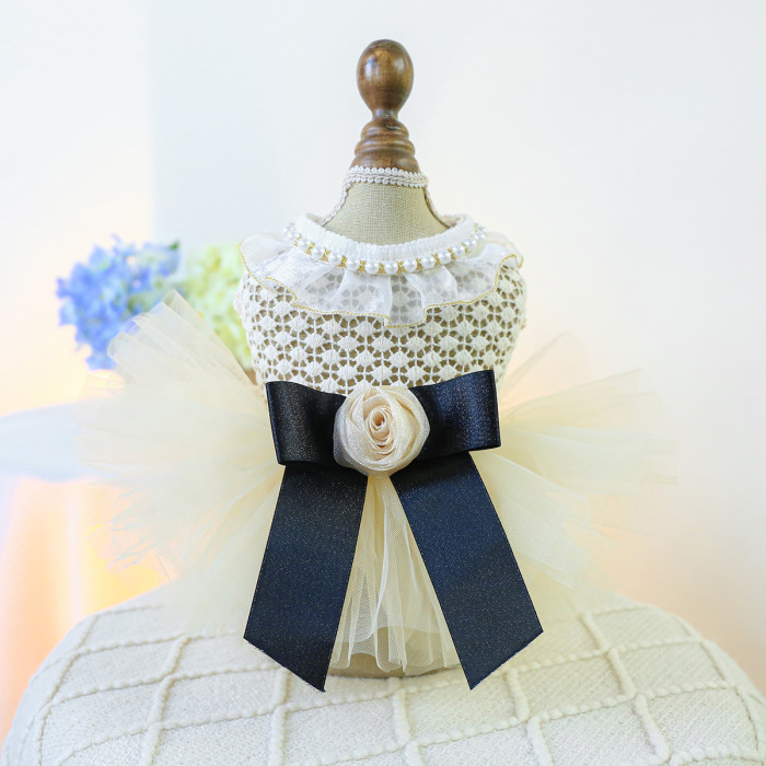 Pet Clothes Dog Cat Clothing Warm Wedding Birthday Dress Skirt Costume Jumpsuit Puppy Apparel
