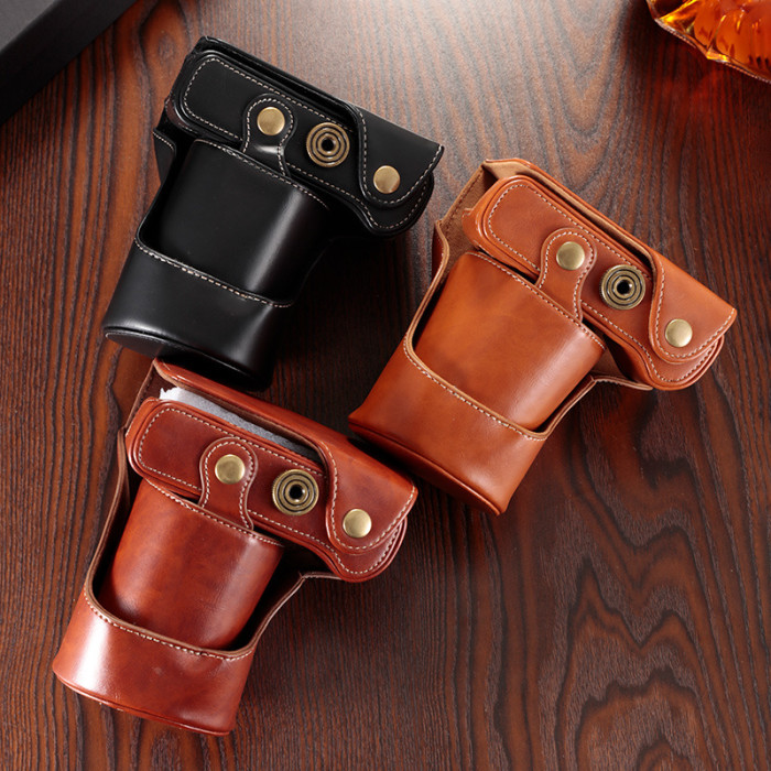 For Fujifilm Xs10 Camera Bag XT10 Xt20 Xt30 Xt200 XT3 XT4 XT2 Leather Case black