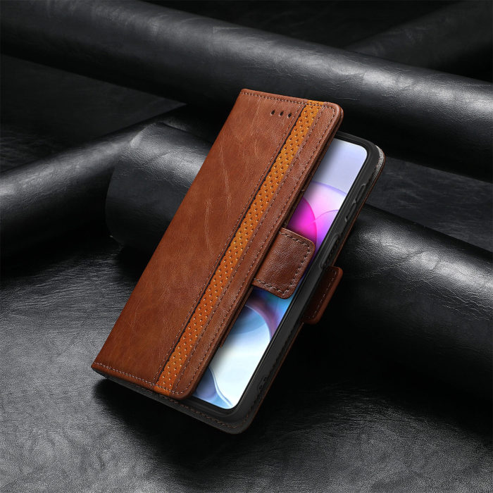 For Motorola Moto G Play 2024 2025 Edge 50 Business Leather Wallet Phone Case 