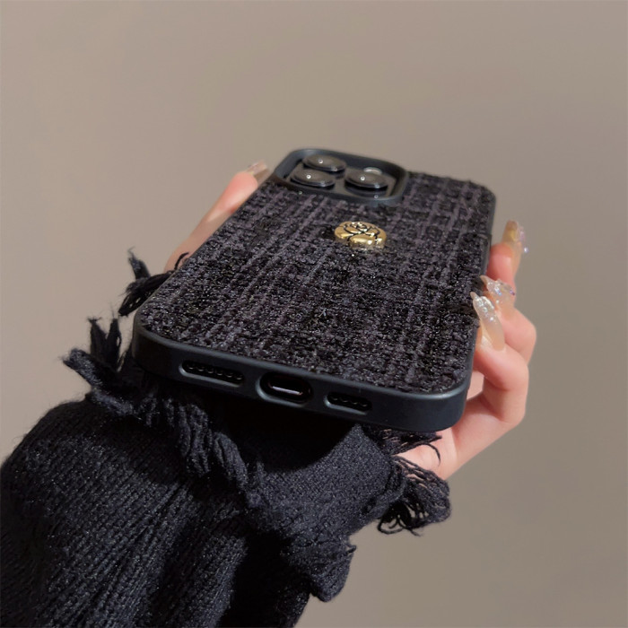 For iPhone 16 Pro Max 15 14 13 12 11 Phone Cover Artistic Camellia Classic Case
