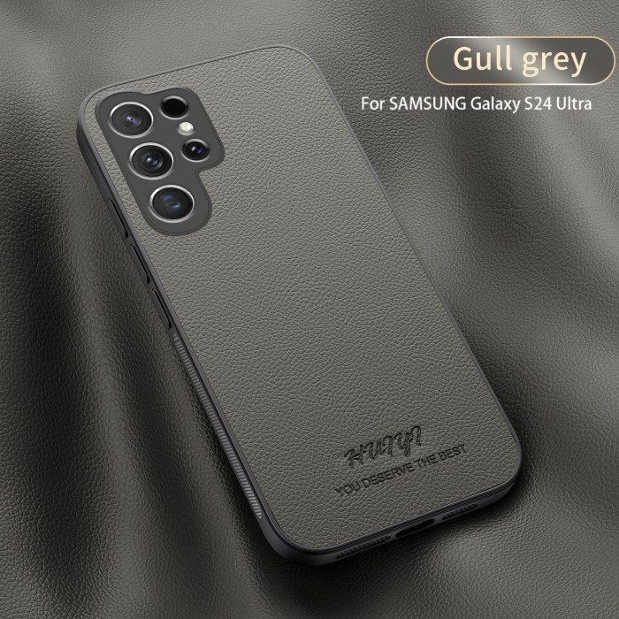 For Samsung Galaxy S25 Ultra S24 S23 S22 S21 FE Phone Case Magnetic Leather Pattern Cover